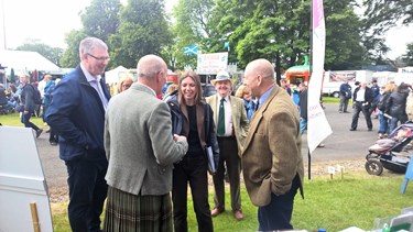 Royal Highland Show 2015 - Inksters - Crofting Law - Aileen McLeod MSP and Patrick Krause